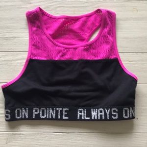 Always on pointe sports bra